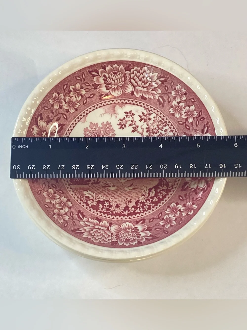 Villeroy & Boch SAAR Rusticana Berry Fruit Bowl Set Red Mettlach Germany